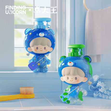 【現品販売】FINDING UNICORN x  卓大王 「Bubble Bath：お風呂大好き」 ミニフィギュア シリーズ