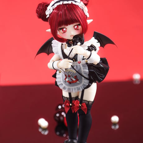【予約販売：2024年9月中 お届け予定】※当店限定選び特典付き※TinyFox  桜ん坊小悪魔 チェリー 1/6スケールMJDドール  <新ボディ採用>【フルセット】