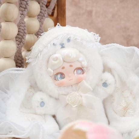 【現品販売】LUCKY DEER NAI 「おやすみ兎：秘密の花園」 ぬいぐるみチャーム シリーズ