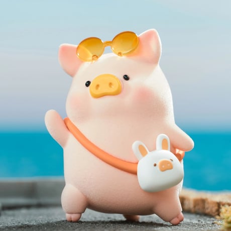 【予約販売：6月下旬～7月中旬  お届け予定】52TOYS TOYZEROPLUS × CICI’S STORY 子豚LULU 「Travel：一緒に旅行」シリーズ