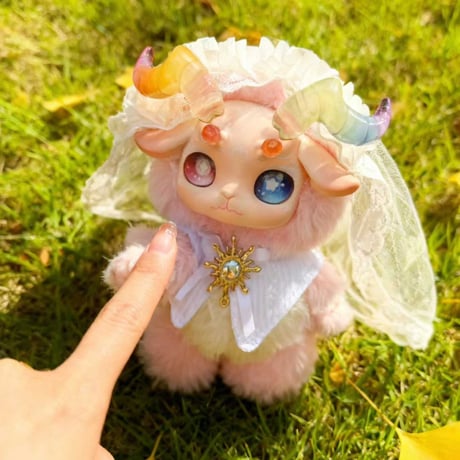 【現品販売】ODI STUDIO FECOCO(フココ)「ヴィクトリアン・ラム」 ぬいぐるみ シリーズ