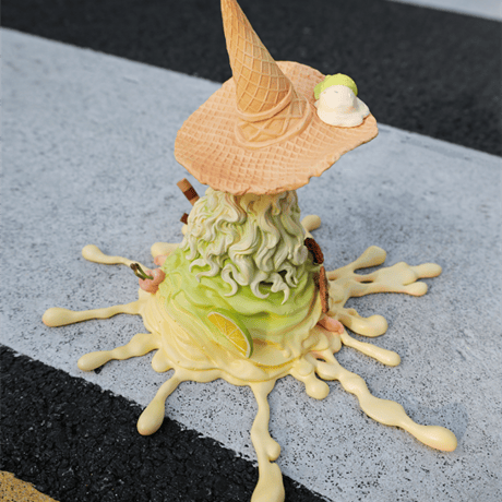 【現品販売】WEARTDOING 「アイスクリームの精霊：抹茶」  【コレクションフィギュア】