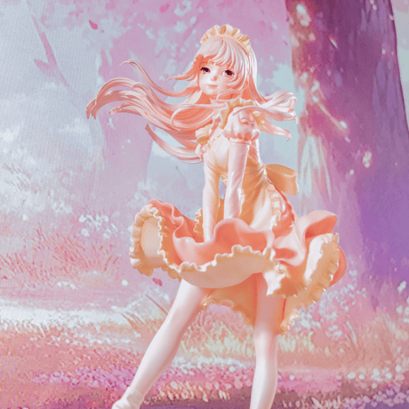 【予約販売：2025年4月中 お届け予定】WeArtDoing Angel of Light-Pink「光の少女：ピンク」 【コレクションフィギュア】