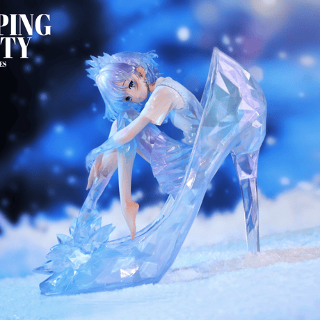 【予約販売：2025年12月 お届け予定】WEARTDOING Sleeping Beauty-Glass Slipper Fairies-White「水晶少女：氷の夢」【コレクションフィギュア】