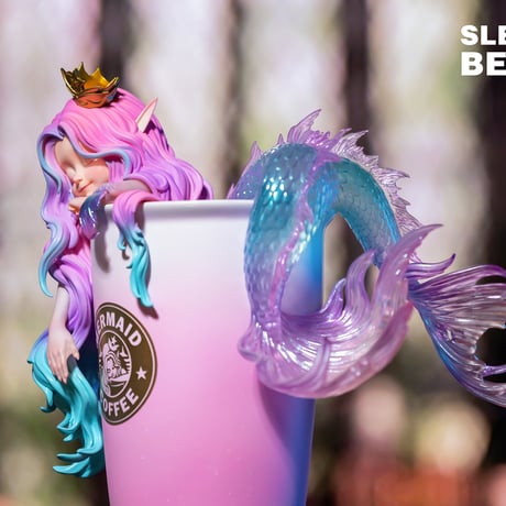 【現品販売】WeArtDoing WF限定 Sleeping Beauty-Coffee Fairies-Berry Slushie「眠れる美女：ベリースムージー」【コレクションフィギュア】