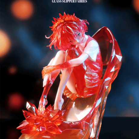 【予約販売：2025年12月 お届け予定】WEARTDOING Sleeping Beauty-Glass Slipper Fairies-Purple「水晶少女：ローズ」【コレクションフィギュア】