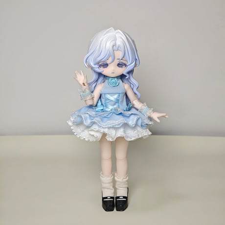 【予約販売｜12月頃 お届け予定】UNNA「霧ノ島の薔薇」小型ドール向け ドール用の服 4点セット