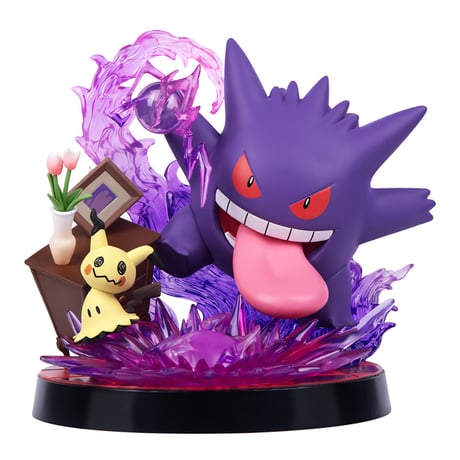 【予約販売：7月下旬～8月下旬 お届け予定】Funism x ポケモン プレミアムフィギュア「ゲンガーとミミッキュ」 【コレクションフィギュア】