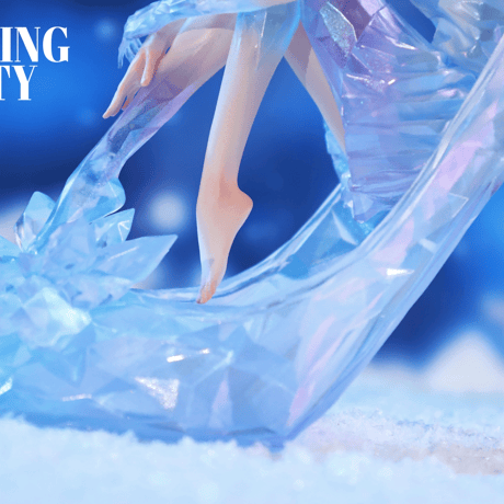 【予約販売：2025年12月 お届け予定】WEARTDOING Sleeping Beauty-Glass Slipper Fairies-White「水晶少女：氷の夢」【コレクションフィギュア】