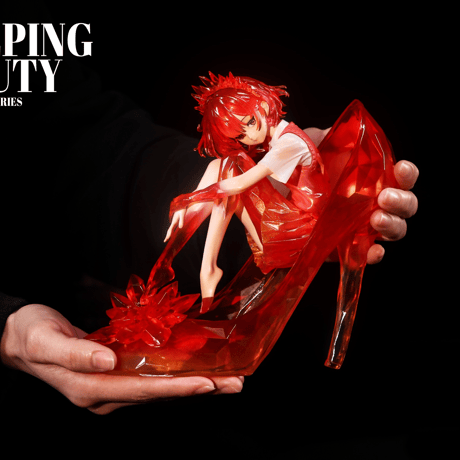 【予約販売：2025年12月 お届け予定】WEARTDOING Sleeping Beauty-Glass Slipper Fairies-Purple「水晶少女：ローズ」【コレクションフィギュア】