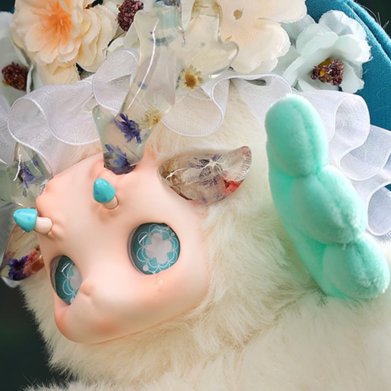 現品販売】ODI STUDIO Gululu(グルル) 「花咲く鹿」 ぬいぐるみ