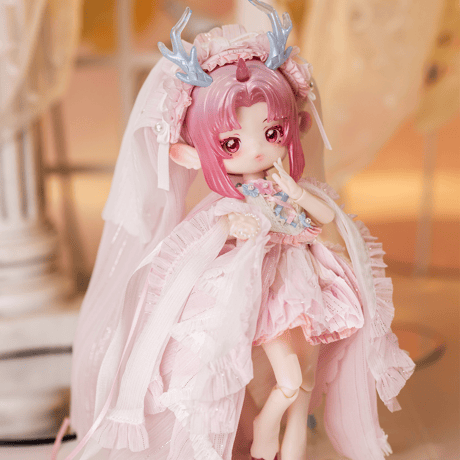 【現品販売】<期間限定特価>PENNY'S BOX WF限定特別仕様「ANTU(アンティーユ)：春神の花嫁、桃枝」BJD単品ドール フルセット 【アクションフィギュア】