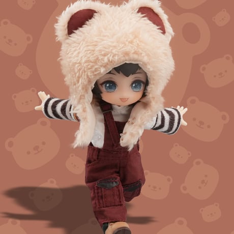 【現品販売】<先着特典付け>KEMO XII CJD ノンスケール ドール 熊吉(くまきち)ちゃん【アクションフィギュア】
