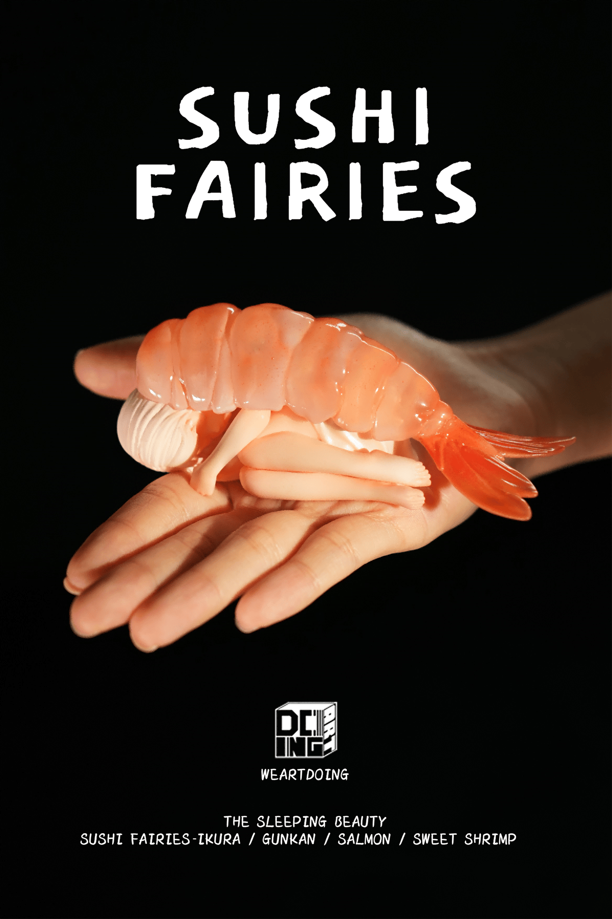 ●Sushi Fairies(寿司の妖精・Shrimp)塗装済み完成品● ○Sushi Fairies(寿司の妖精・Shrimp)塗装済み完成品○ Sleeping