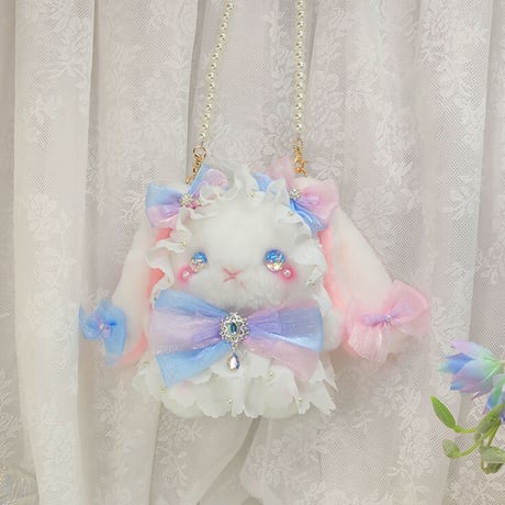【予約販売：6月下旬～7月下旬 お届け予定】BearStar ロリータファッション 垂れ耳(たれみみ) うさぎ ぬいぐるみ【夢境】