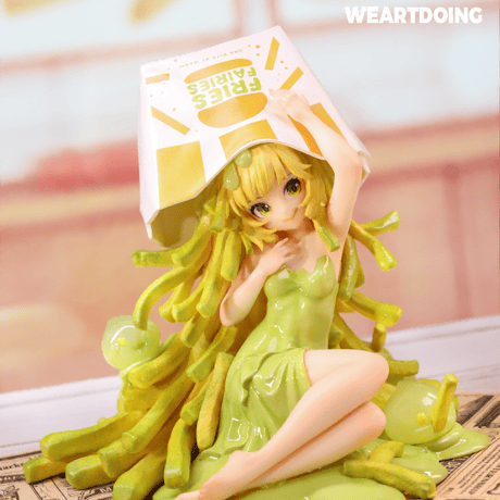 【予約販売：2026年5月 お届け予定】WEARTDOING Sleeping Beauty-Fries Fairies-Classic Ketchup「ポテトの妖精：ワサビ」
