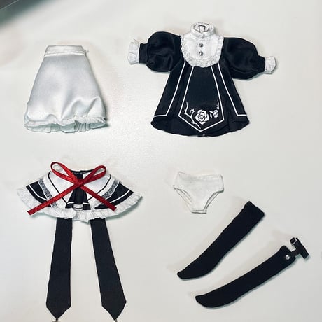 【予約販売：7月 お届け予定】<期間限定：送料無料>次元界TOY(CYTOYS) 「Nyssa(ニサ)：バラ聖域」1/12スケールドール用の服 5点セント【相関アクセサリー】