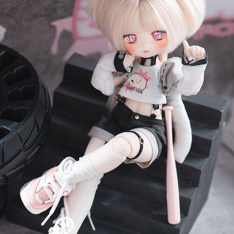 予約販売：2024年2月以降 お届け予定】TinyFox 白いゾウ マーリフィン