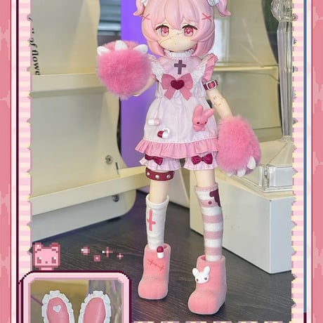 【現品販売】自由主張スタジオ「WELCOME GIRLS：デジタルペットの仮想世界」BJDブラインドドールシリーズ
