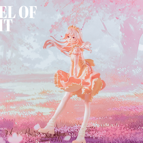 【予約販売：2025年4月中 お届け予定】WeArtDoing Angel of Light-Pink「光の少女：ピンク」 【コレクションフィギュア】