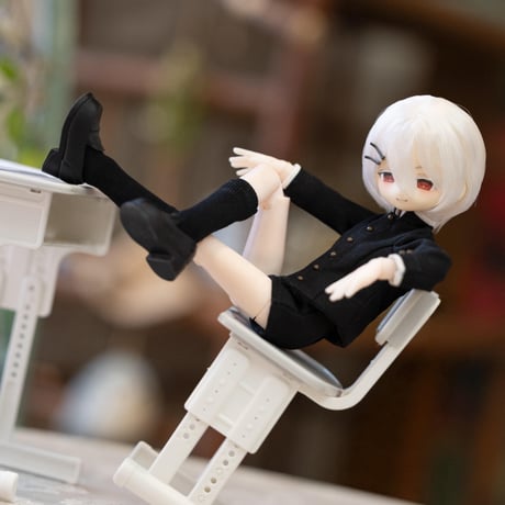 【予約販売：2026年8月頃 お届け予定】<初回予約・送料無料>「眠光Mofu」期間受注限定相関グッズ：特1/6スケールドール対応 ドール用の服「MOFU学園学生服」