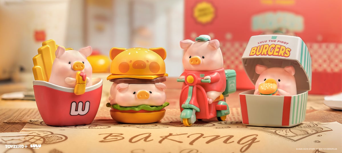 現品販売】TOYZEROPLUS × CICI'S STORY 子豚LULU 「Burger