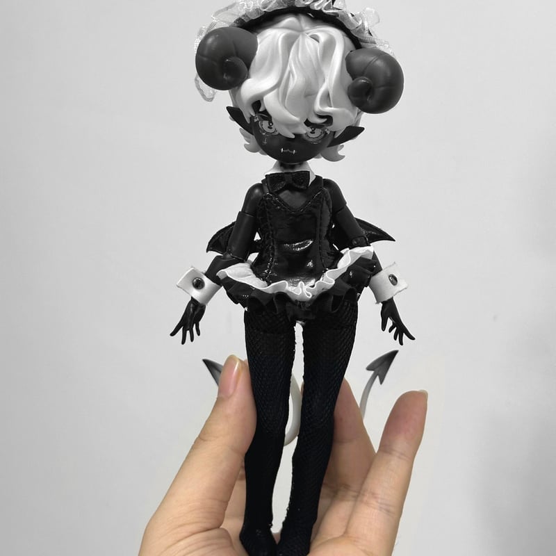 現品販売】CHUZTING「Cooze：悪魔角」小型ドール向け ドール用の服