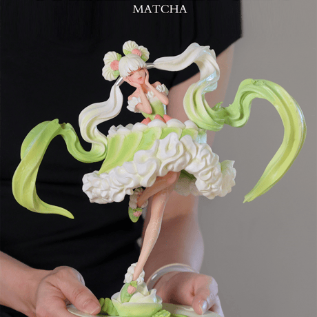 【予約販売：2026年5月 お届け予定】WEARTDOING Cake Fairies-Matcha「ケーキの精霊：抹茶ムース」