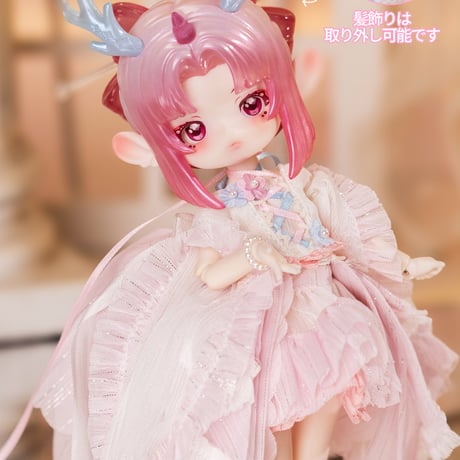 【現品販売】<期間限定特価>PENNY'S BOX WF限定特別仕様「ANTU(アンティーユ)：春神の花嫁、桃枝」BJD単品ドール フルセット 【アクションフィギュア】