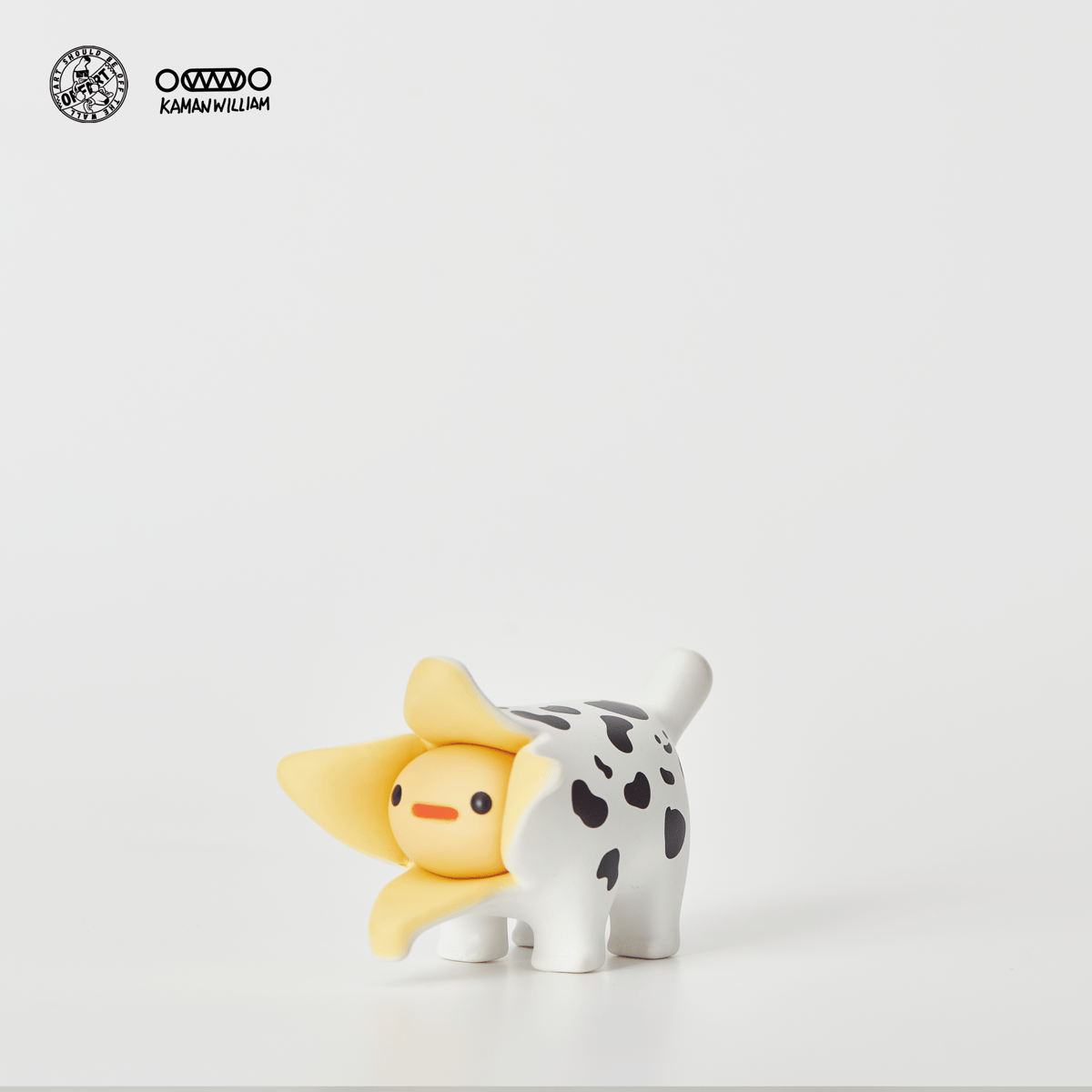 リトル・天狗　マスク　お守り　フィギュア　ソフビ　おもちゃ　デザイナートイ　限定 予約販売：12月中 お届け予定】OFFART X Kamanwillam「ミニバナナ犬