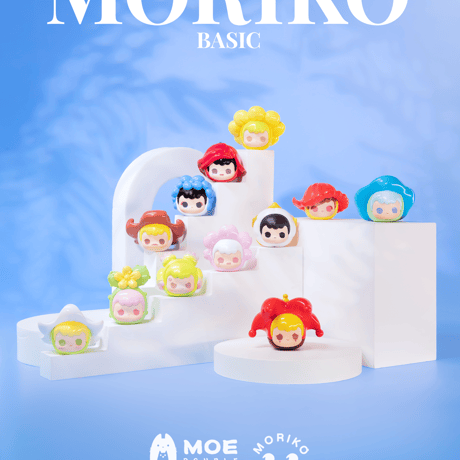 【予約販売：7月下旬～8月下旬 お届け予定】MoeDouble 森子moriko「花の世界ミニビース」シリーズ