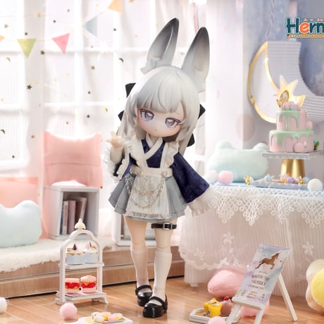 【現品販売】不可食用人形（Inedible Doll） 「月飛び時間」BJDブラインドドール シリーズ