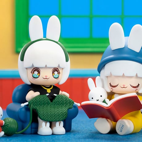 【予約販売：9月下旬～10月下旬 お届け予定】52TOYS KIMMY&MIKI x Miffy ミッフィー 「新しい友達」シリーズ