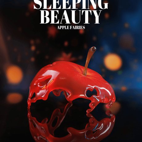 【予約販売：2025年9月中 お届け予定】WeArtDoing Sleeping Beauty-Apple Fairies-Red「眠れる魔法： 林檎の姫・薔薇織る夢(赤)」
