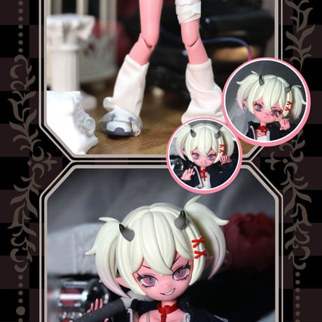 【現品販売】CHUZTING「Cooze：悪魔角」1/8スケール BJDブラインドドールシリーズ