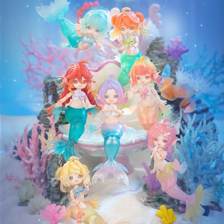 【現品販売】LuckyDoll「マーメイド チュチュ」1/12スケールBJD ブラインドドール シリーズ