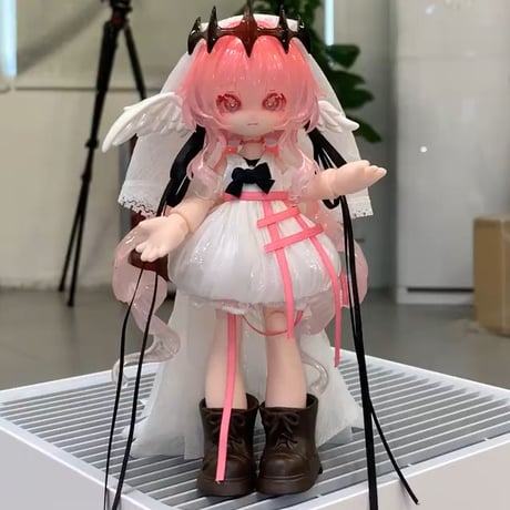 【現品販売】<数量限定>合玩文化「ルナに捧ぐ」単品ドール「水中月」(青)/「籠中鳥」(赤) 【フルセット】