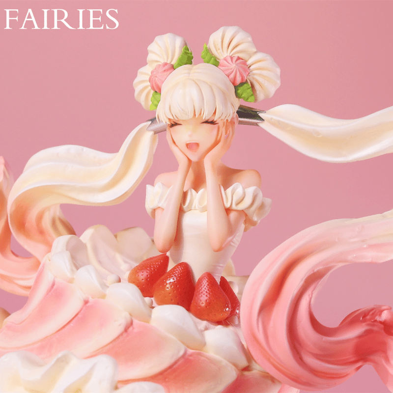 シーグラスアート 大きなリボンといちごのお月様♪ 予約販売：2026年5月 お届け予定】WEARTDOING Cake Fairies-Str