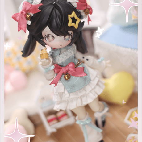 【現品販売】不可食用人形（Inedible Doll） 「月飛び時間」BJDブラインドドール シリーズ