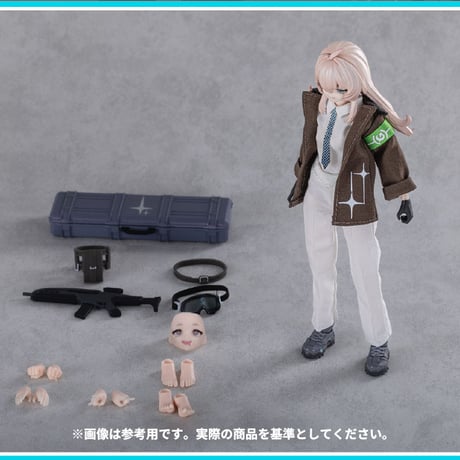 【現品販売】NEO EDEN TOYS「黒鉄レクイエム」MJDブランドドール 布製衣装アクションフィギュア シリーズ