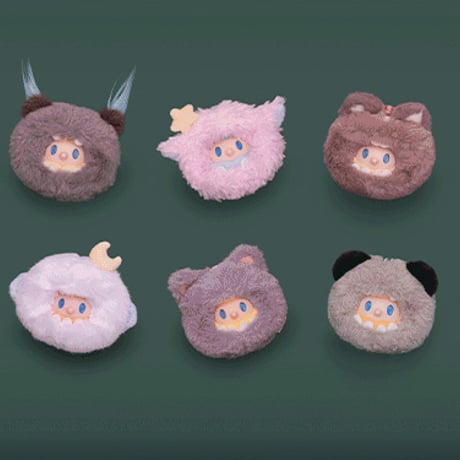 【現品販売】FINDING UNICORN x FARMER BOB 「MINI-Night Monster：ミニ怪奇ナイトツアーズ」 丸型ぬいぐるみ シリーズ