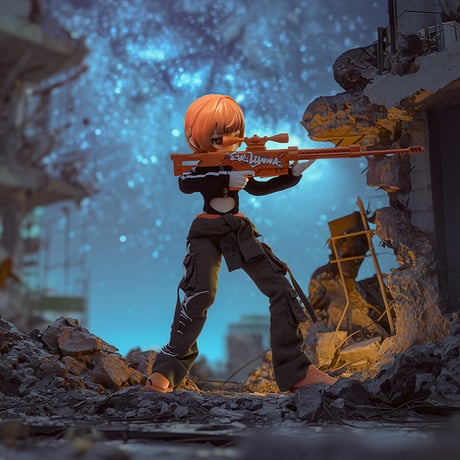 【予約販売：2025年12月中旬～1月中旬 お届け予定】Neo Eden Toys「EVE LYNNA：両面キラー」期間限定MJD単品ドール「ピクセル」【フルセット】
