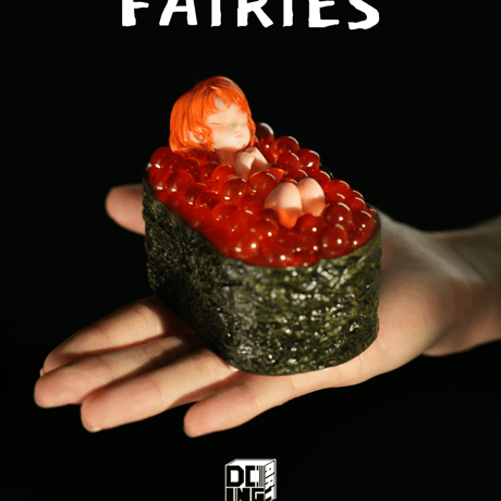 【予約販売：2025年8月中 お届け予定】WeArtDoing Sleeping Beauty-Sushi Fairies-Ikura「寿司精霊：いくらの軍艦巻き」 【コレクションフィギュア】