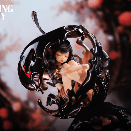 【予約販売：2025年9月中 お届け予定】WeArtDoing Sleeping Beauty-Apple Fairies-Black「眠れる魔法： 林檎の姫・幽なる森の秘境(黒)」