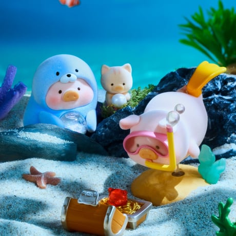 【予約販売：8月中旬  お届け予定】＜二次受付＞52TOYS TOYZEROPLUS × CICI’S STORY 子豚LULU 「OCEAN：海」トレーディングフィギュア シリーズ