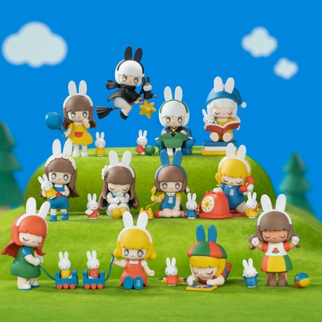 【予約販売：9月下旬～10月下旬 お届け予定】52TOYS KIMMY&MIKI x Miffy ミッフィー 「新しい友達」シリーズ