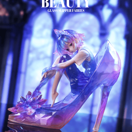 【予約販売：2025年12月 お届け予定】WEARTDOING Sleeping Beauty-Glass Slipper Fairies-Purple「水晶少女：紫の境界」【コレクションフィギュア】