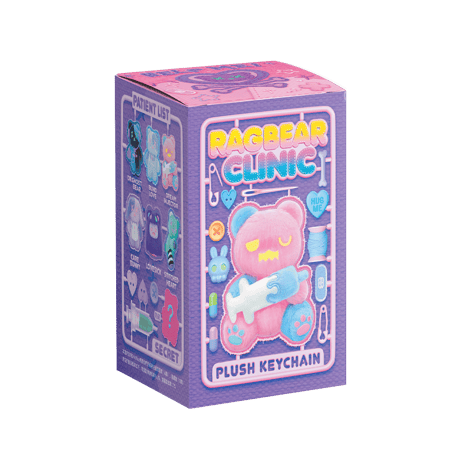 【予約販売：6月上旬～7月上旬 お届け予定】FINDING UNICORN x Shinwoo 「Ragbear Clinic: くまくま診療所」 ぬいぐるみキーホルダーシリーズ