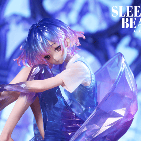 【予約販売：2025年12月 お届け予定】WEARTDOING Sleeping Beauty-Glass Slipper Fairies-Purple「水晶少女：紫の境界」【コレクションフィギュア】