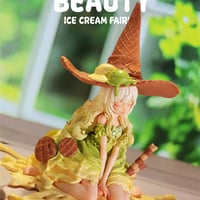 【現品販売】WEARTDOING 「アイスクリームの精霊：抹茶」  【コレクションフィギュア】